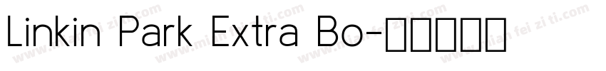 Linkin Park Extra Bo字体转换